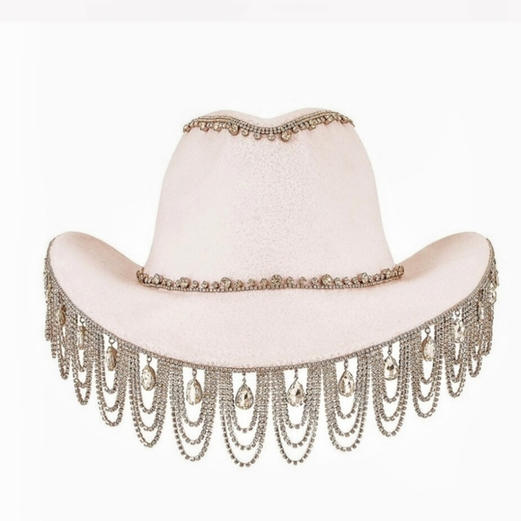 REVOLVE I 8 Other Reasons Bling Cowboy Hat l NWOT(Dust bag Incl) - Picture 2 of 3